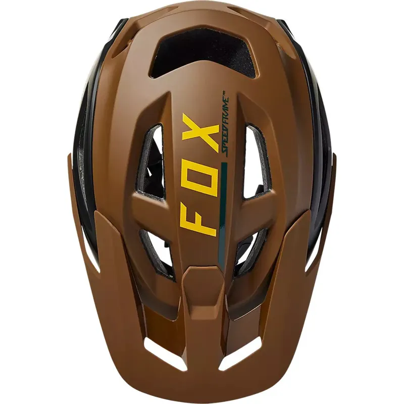 Fox Speedframe Pro Blocked Helmet - Nutmeg-3